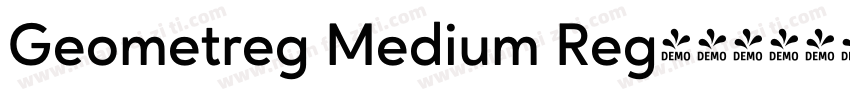 Geometreg Medium Reg字体转换
